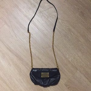 Marc By Marc Jacobs black leather handbag
